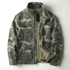 Daniel - Men's Structured Collar Utility Jacket with Zip Front