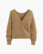 Daphne - Women's Relaxed V-Neck Cardigan
