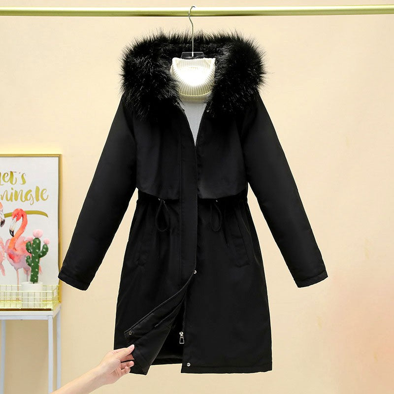 Daphne - Women's Fur Trim Hooded Parka Coat 2