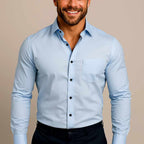 Darrin - Men's Smart-Casual Slim Fit Dress Shirt