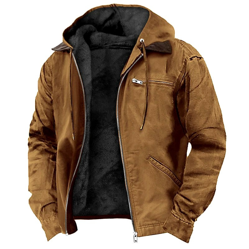 Darryl - Men's Fleece-Lined Hooded Winter Jacket 1