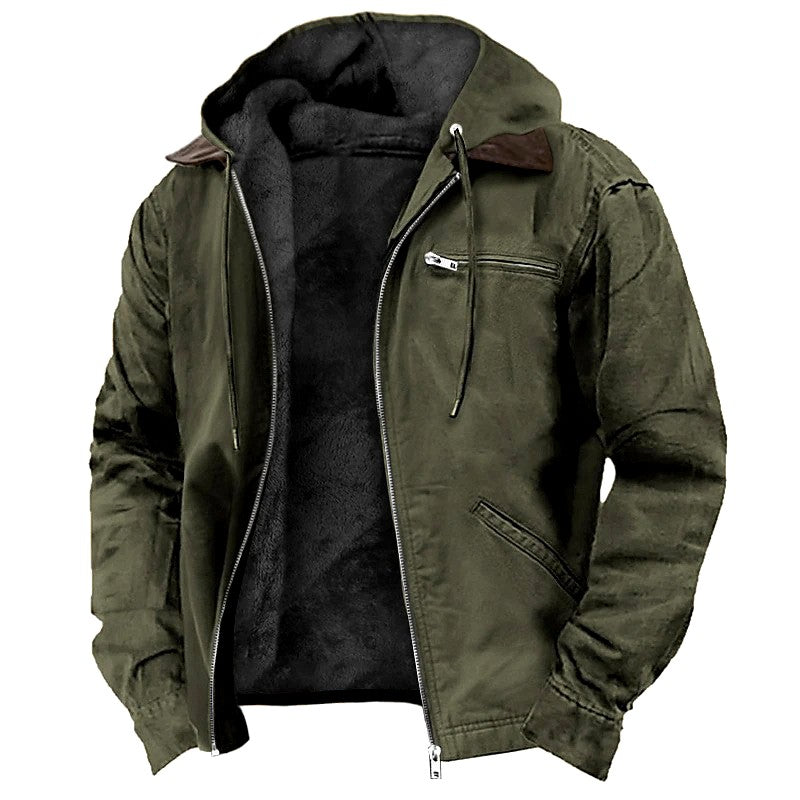 Darryl - Men's Fleece-Lined Hooded Winter Jacket 3