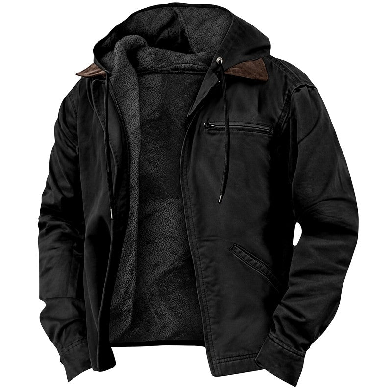 Darryl - Men's Fleece-Lined Hooded Winter Jacket 5