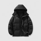 Dashiell - Men's Quilted Puffer Jacket with Removable Hood