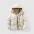 Dashiell - Men's Quilted Puffer Jacket with Removable Hood