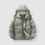 Dashiell - Men's Quilted Puffer Jacket with Removable Hood
