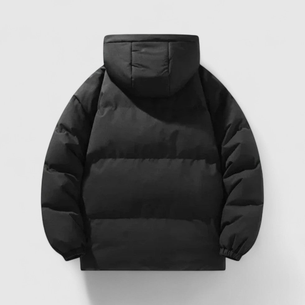 Dashiell - Men's Quilted Puffer Jacket with Removable Hood