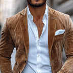 Dashiell - Men's Tailored Suede Blazer