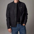 David - Men's Classic Stand-Collar Faux Suede Jacket 3