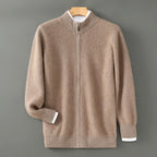 Dawson - Men's Wool Ribbed Zip-Neck Sweater 6