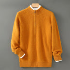 Dawson - Men's Wool Ribbed Zip-Neck Sweater 8