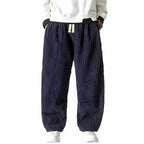 Declan - Men's Corduroy Drawstring Wide Leg Summer Pants 7