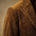 Denver - Men's Ribbed Corduroy Blazer with Notch Lapels