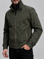 Denver - Men's Stand Collar Zip-Front Rain Jacket 2
