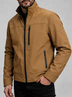 Denver - Men's Stand Collar Zip-Front Rain Jacket 5