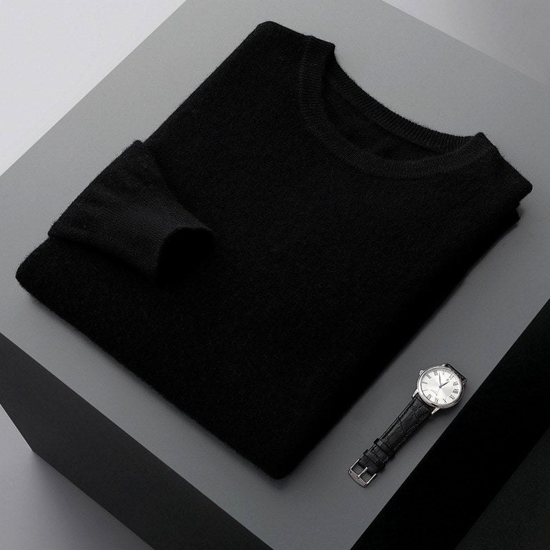 Deon - Men's Wool Crewneck Ribbed Pullover 2