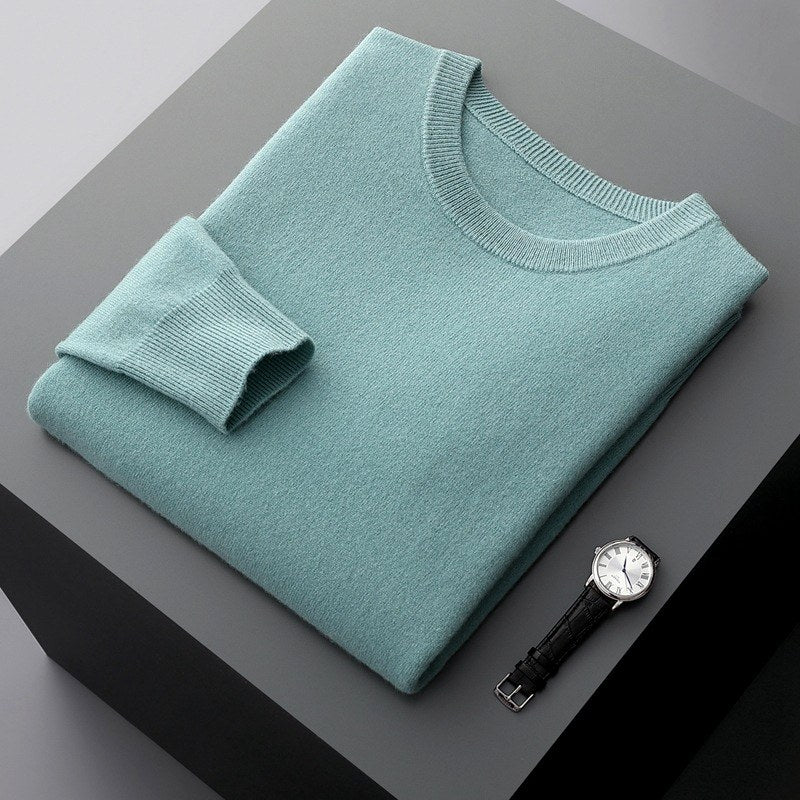 Deon - Men's Wool Crewneck Ribbed Pullover 3