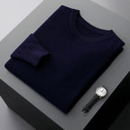 Deon - Men's Wool Crewneck Ribbed Pullover 4