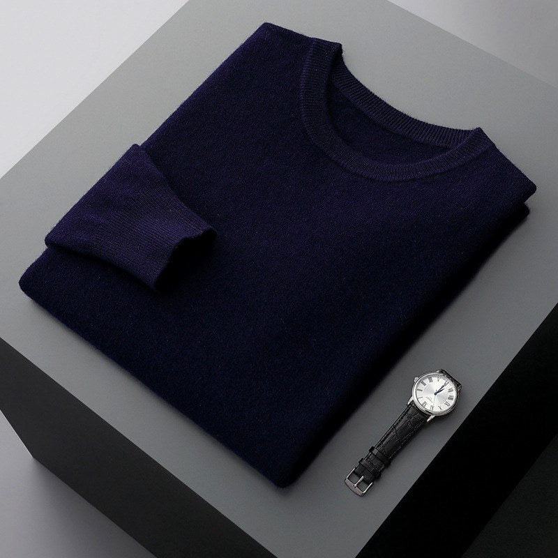 Deon - Men's Wool Crewneck Ribbed Pullover 4
