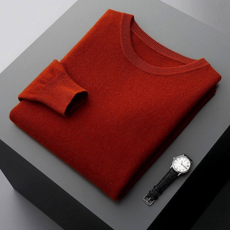 Deon - Men's Wool Crewneck Ribbed Pullover 5