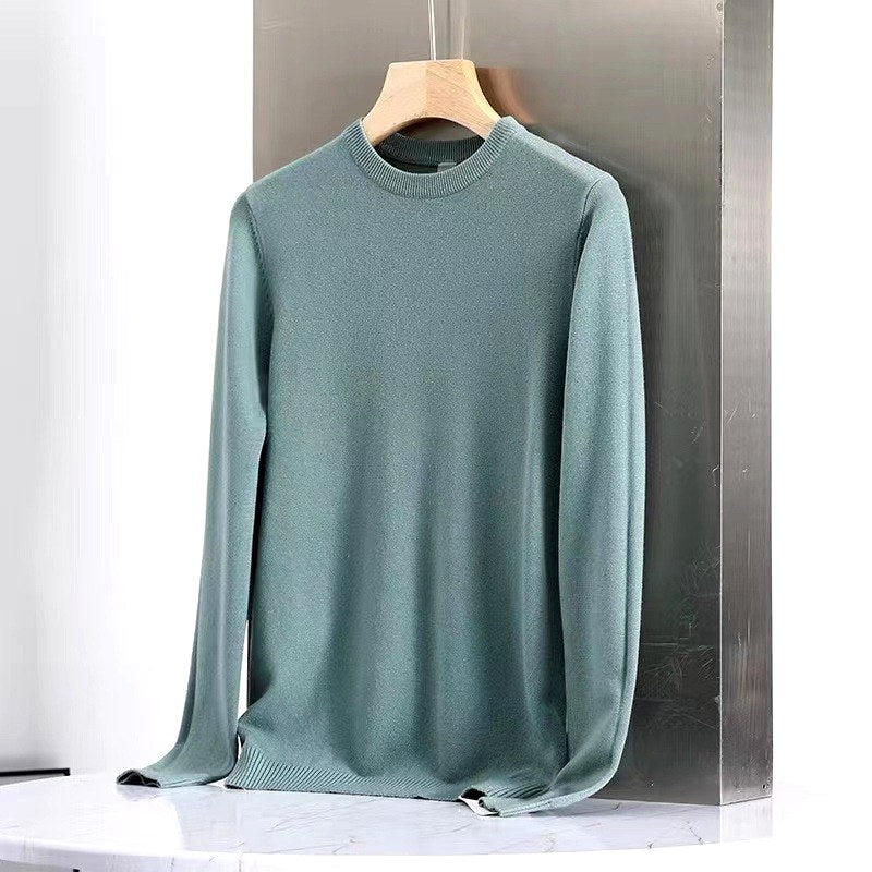 Deon - Men's Wool Crewneck Ribbed Pullover 8