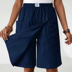Devi - Women's Wrap Front Wide Leg Skort