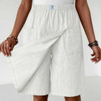 Devi - Women's Wrap Front Wide Leg Skort