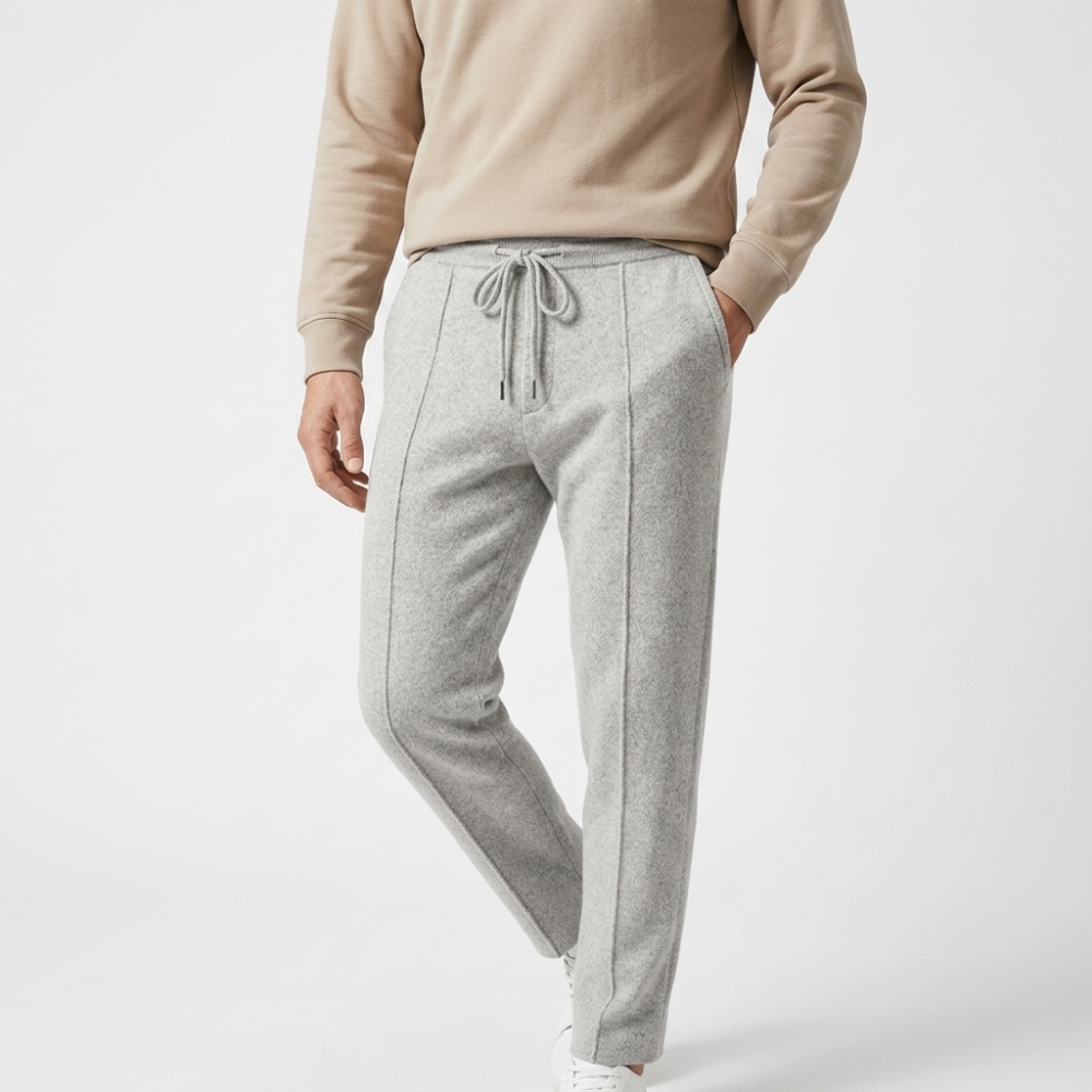 Devin - Men’s Merino Wool Straight Leg Pants