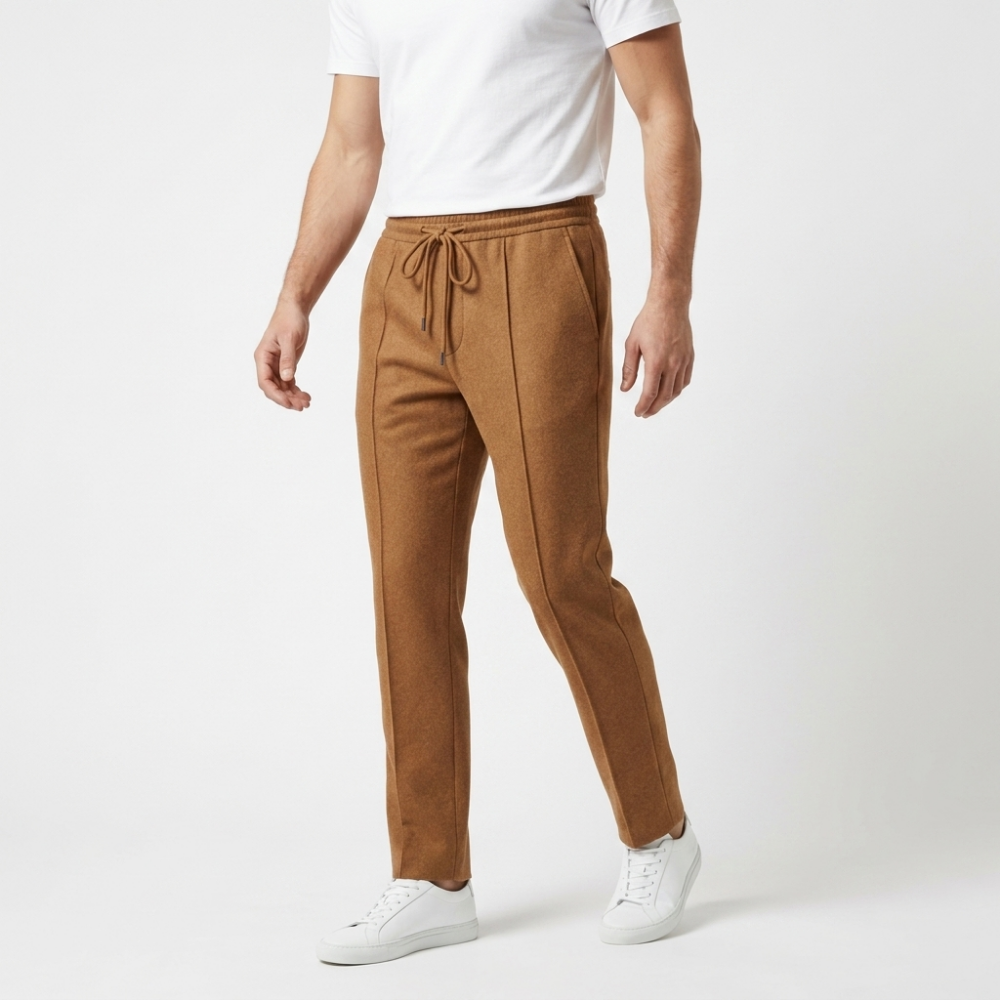 Devin - Men’s Merino Wool Straight Leg Pants