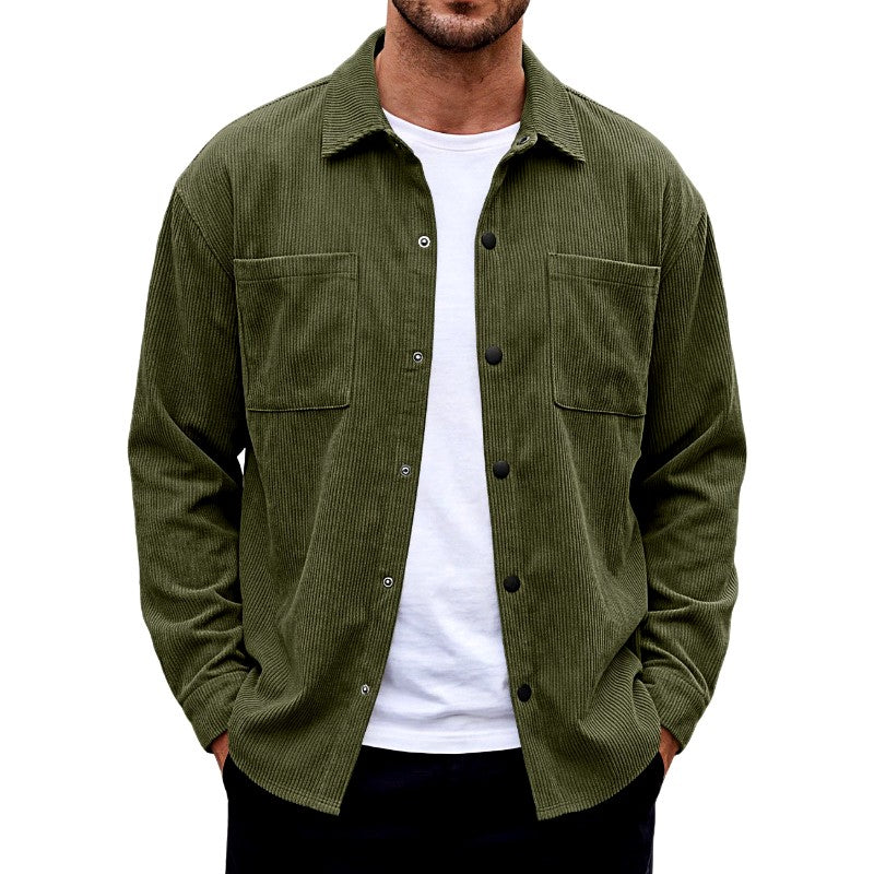 Dominic - Men's Corduroy Dual Pocket Jacket 10