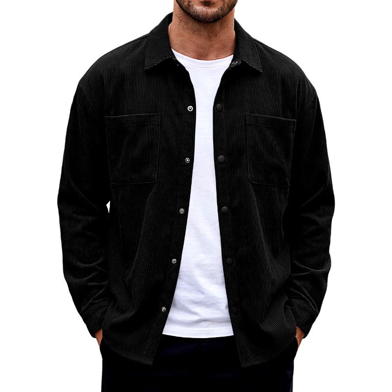 Dominic - Men's Corduroy Dual Pocket Jacket 9