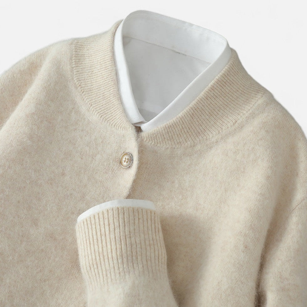 Dorian - Men's Cashmere Cardigan with Button Placket