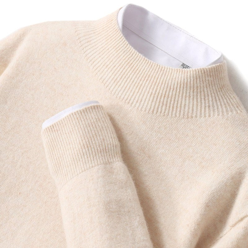 Drew - Men’s Long Sleeve Wool Knit Sweater 3
