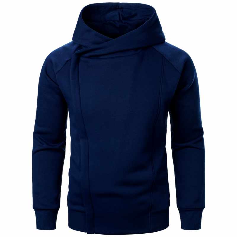 Edmond - Men's Cowl Neck Asymmetrical Hoodie