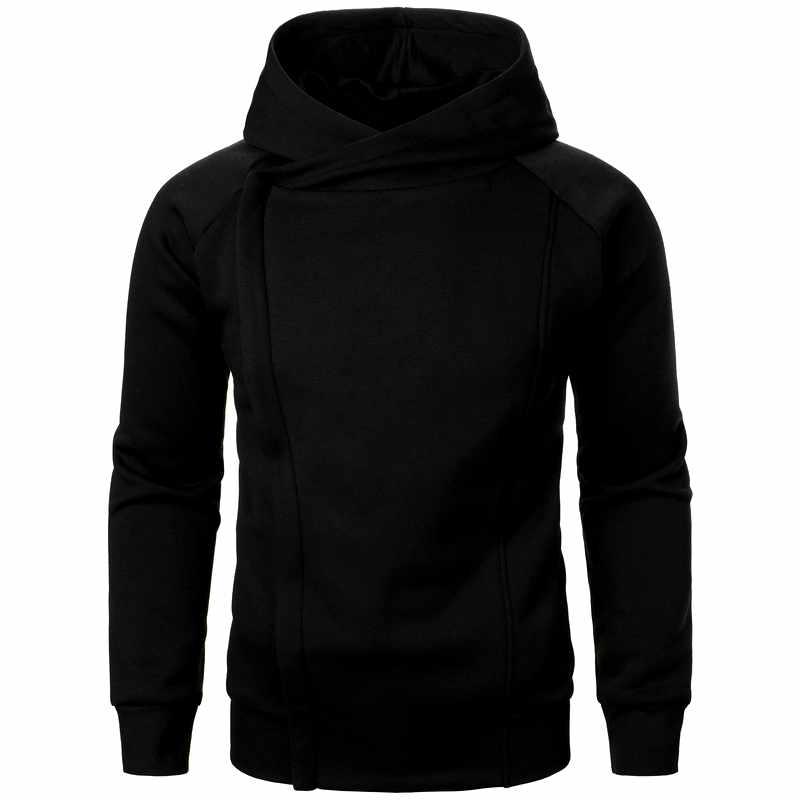 Edmond - Men's Cowl Neck Asymmetrical Hoodie