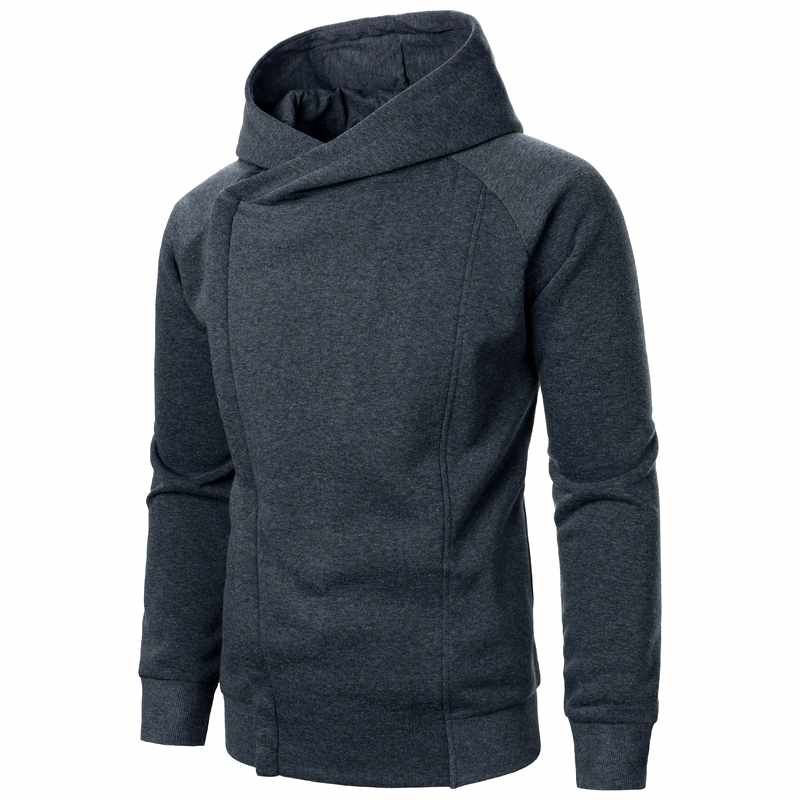 Edmond - Men's Cowl Neck Asymmetrical Hoodie