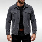 Efren - Men's Corduroy Collared Jacket 5