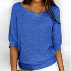 Elektra - Women's Scoop Neck Relaxed Sweater