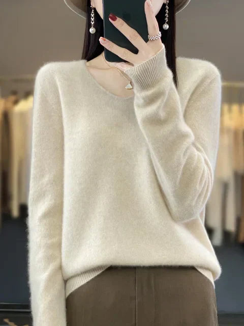 Ella - Women's Soft Knit Crewneck Sweater