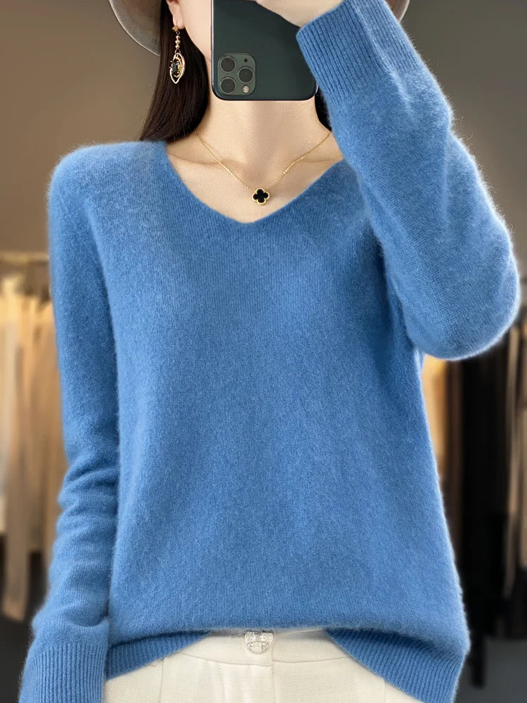 Ella - Women's Soft Knit Crewneck Sweater