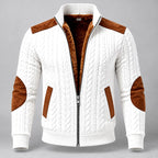 Elliott - Men's Faux Fur Lined Cable Knit Winter Jacket 3