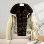 Elowyn - Women’s Hooded Parka with Faux Fur Trim 8