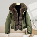 Elowyn - Women’s Hooded Parka with Faux Fur Trim 9