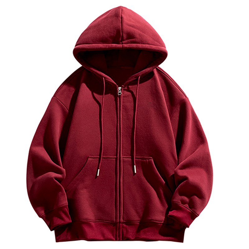 Emilio - Men's Fleece Zip-Up Hoodie 5