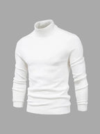Enrique - Men's Ribbed Turtleneck Pullover