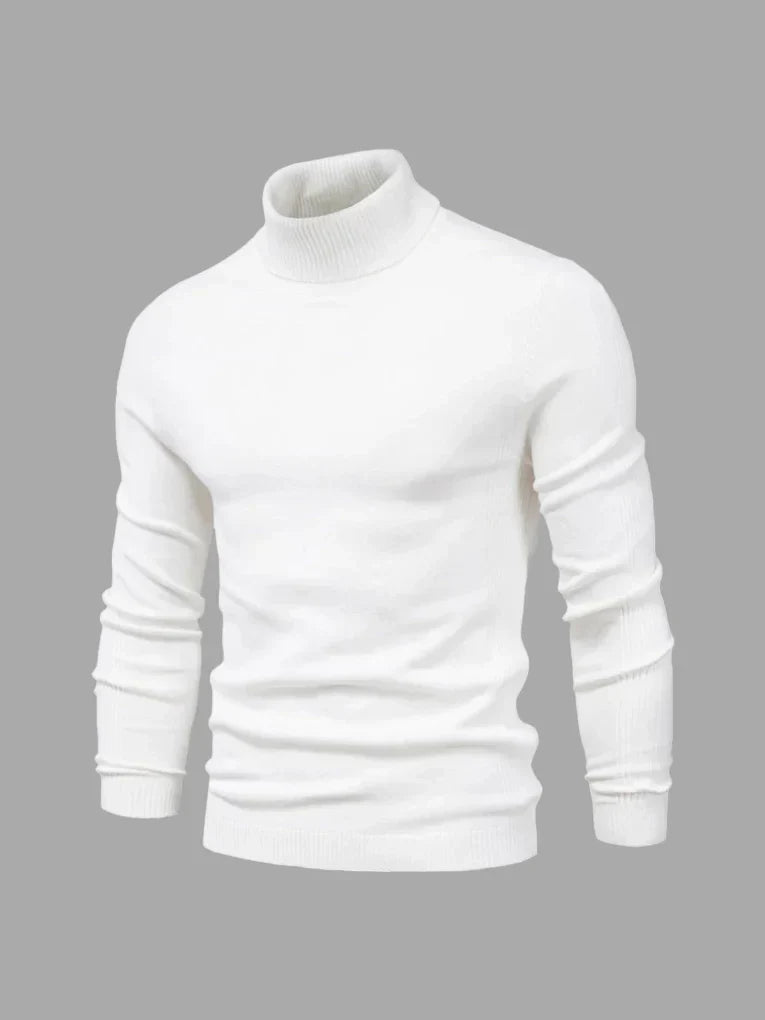 Enrique - Men's Ribbed Turtleneck Pullover