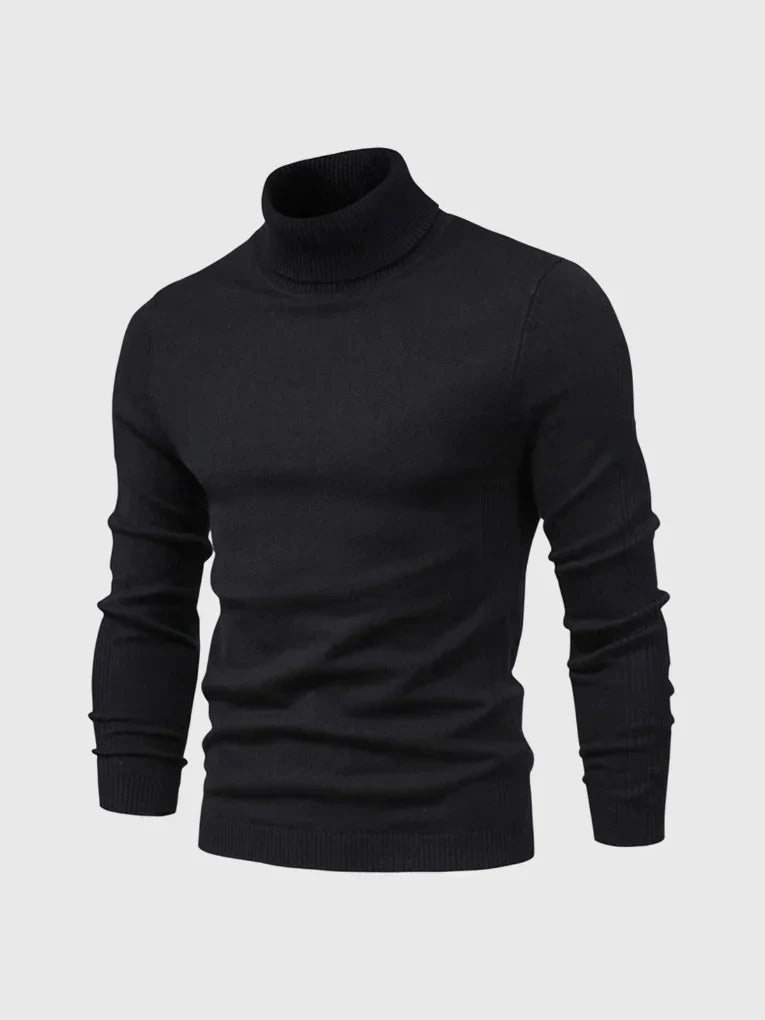 Enrique - Men's Ribbed Turtleneck Pullover