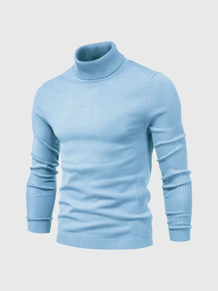 Enrique - Men's Ribbed Turtleneck Pullover