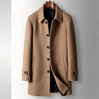 Esteban - Men’s Notched Collar Wool Coat 2