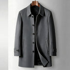 Esteban - Men’s Notched Collar Wool Coat 3